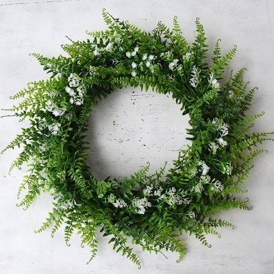 Hotel Artificial Eucalyptus Leaves Garland 42cm PE PP